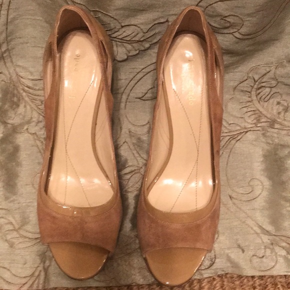 Kate Spade ♠️ Suede/Paten Leather Heels - Picture 3 of 8